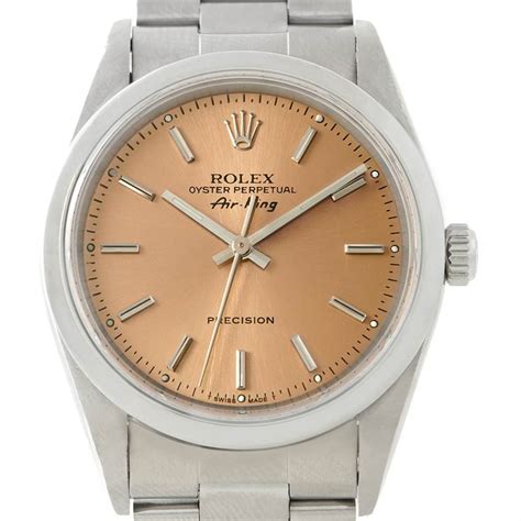 rolex airking salmon 36|Rolex Air-King watch price.